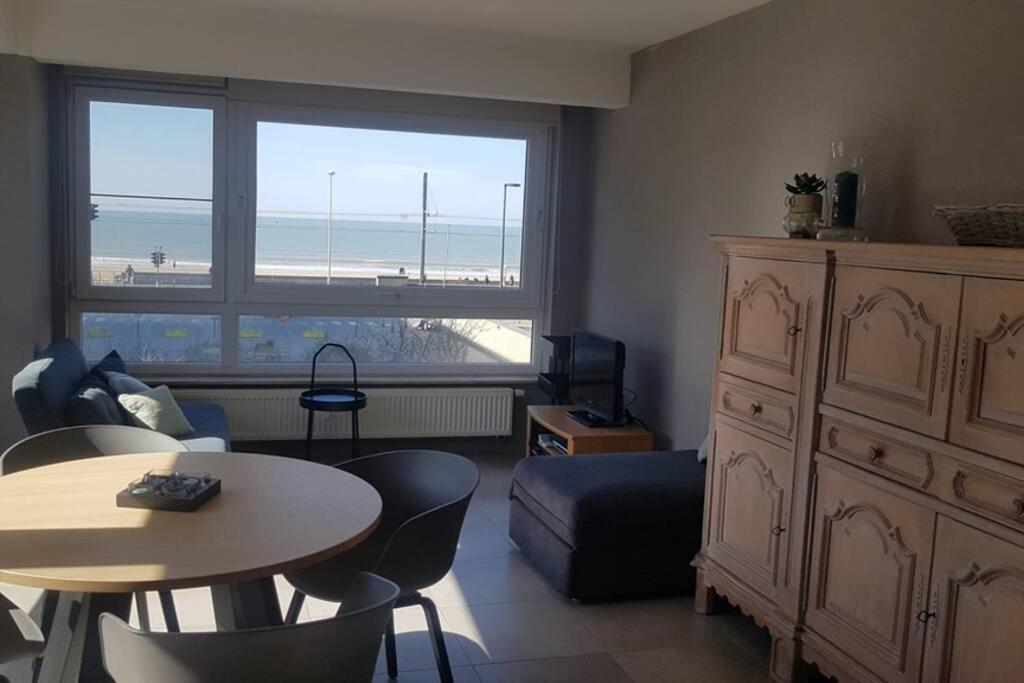 Oostende Studio Voor 2 Of 3 Pers Met Zeezicht Kültér fotó